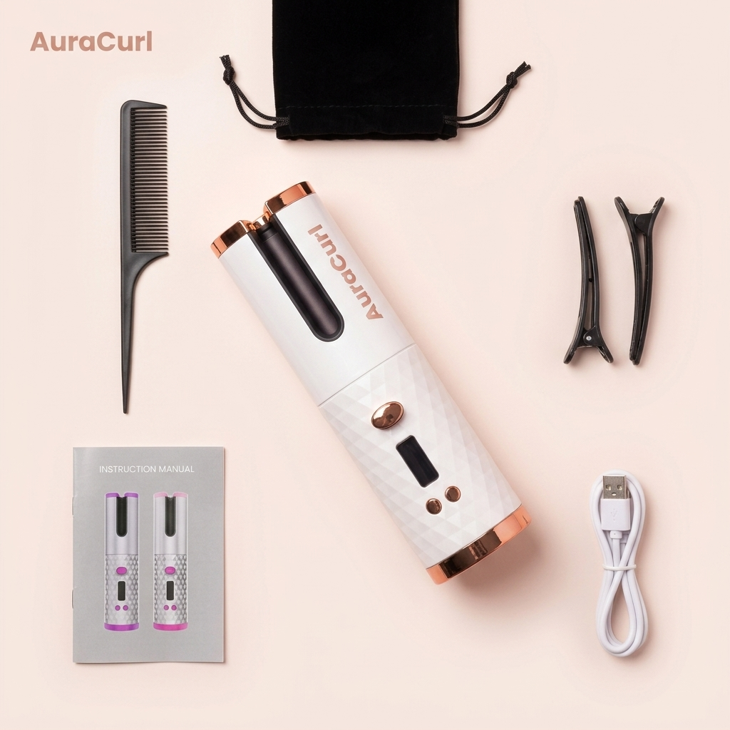 AuraCurl Cordless Auto Curler