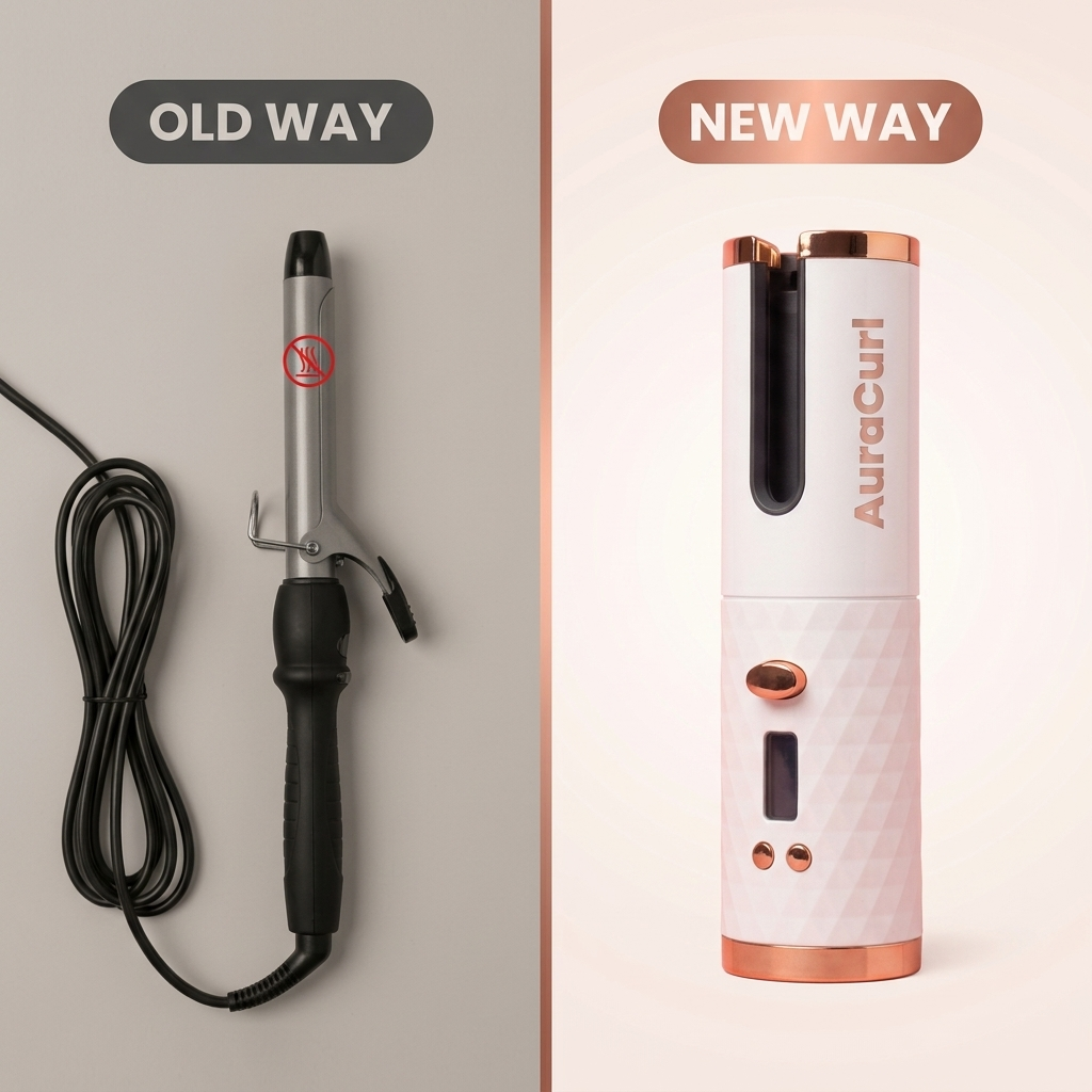 AuraCurl Cordless Auto Curler